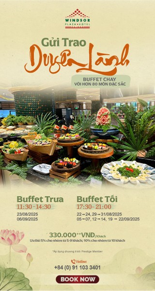 Windsor Plaza Hotel - Buffet chay