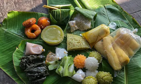 Thức quà quê trong chợ miền Tây