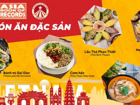 Năm 2023, Việt Nam có 10 món ăn ẩm thực lọt top Kỷ lục châu Á