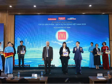 McDonald’s 6 năm liên tiếp đạt giải thưởng tin dung Việt Nam