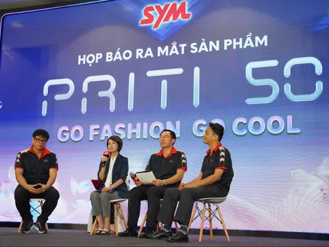 SYM Việt Nam ra mắt xe mới Priti 50 “Go Fashion, Go Cool - Bật chất trẻ”